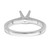 14K White Gold Lab Grown Diamond VS/SI FGH Complete Engagement Ring RM2593E-050-9CWLG