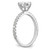 14K White Gold Lab Grown Diamond VS/SI FGH Semi-Mount Eng Ring RM2606E-100-7WLG