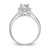 14K White Gold Lab Grown Diamond VS/SI FGH Halo Semi-mount Eng Ring RM2042E-100-7WLG
