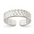 Sterling Silver Solid Toe Ring QR870