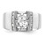14K White Gold Lab Grown Diamond VS/SI FGH Peg Semi-mount Eng Ring RM2875E-025-WLG