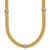 14k Two-Tone 17in .05ct Completed Polished Diamond & Mesh Necklace SF607-17