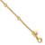 14K Polished and Diamond-cut Beaded Bracelet SF2977-7.5
