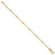 14K Polished and Diamond-cut Beaded Bracelet SF2977-7.5