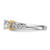 14K Two-tone Lab Grown Diamond VS/SI FGH Peg Set Semi-mount Eng Ring RM2679E-065-7WYLG