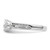 14K White Gold Lab Grown Diamond VS/SI FGH Round Semi-mount Eng Ring RM2433E-075-7WLG
