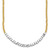 14K Two-tone Diamond-cut Beaded 18in Necklace SF2987-18