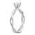 14k White Gold Lab Grown VS/SI FGH Dia By-Pass Complete Engagement Ring RM2525E-050-CWLG