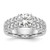 14K White Gold Lab Grown Diamond VS/SI FGH Peg Semi-mount Eng Ring RM2935E-144-7WLG