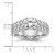14K White Gold Lab Grown Diamond VS/SI FGH Peg Semi-mount Eng Ring RM2935E-144-7WLG