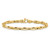 14K Polished 4.2mm Fancy Link Bracelet SF2988-7.5