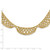 14k Polished and D/C Fancy 17in Necklace SF3012-17
