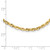14k Polished and D/C Fancy Twisted 18in Necklace SF3022-18