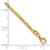 14K Polished and Diamond-cut Beaded Bracelet SF3023-7.5