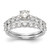 14K White Gold Lab Grown Diamond VS/SI FGH Peg Semi-mount Eng Ring RM2936E-072-7WLG