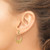 14k 3-D Tennis Visor Dangle Post Earrings TC616