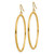 14k Tube Hoop Dangle Earrings TE509