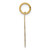 14K #1 GODFATHER Charm XAC654