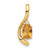14k Citrine and Diamond Pendant XBS438
