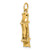 14k 3D Mackinac Bridge Charm A1069/LM
