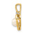 14k FW Cultured Pearl and Diamond Heart Pendant XBS495