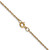 14K 24 inch Carded .95mm Cable Rope with Spring Ring Clasp Chain 8RY-24
