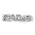 14k White Gold Diamond Floral Band RM5709-020-WA