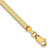 14K 7 inch 3mm Silky Herringbone with Lobster Clasp Bracelet SLK025-7