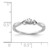 14k White Gold 3-stone Diamond Ring RM5649-010-WA