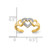 10k Rhodium Diamond Heart Toe Ring RM5651-001-1YA