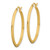 14K Polished Hoop Earrings TF1631