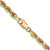 14K 30 Inch 4mm Diamond-cut Quadruple Rope Lobster Clasp Chain QTR030-30