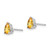 14k White Gold Citrine Pear Stud Earrings XE79WCI