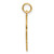 14k Large M.D. Caduceus Charm A1195