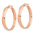 14k Rose Gold High Polished 5mm Hoop Earrings TF1404R