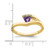 10k Trillion Amethyst and Diamond Ring RM7160-AM-001-1YA