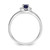 14k White Gold Diamond and Oval Sapphire Ring RM5761-SA-007-WA