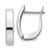 14K White Gold Polished Hinged Post Earrings TF771