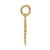 14k Caduceus Charm A0391