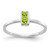 14k White Gold Peridot Ring RM4324-PE-W