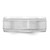 Sterling Silver Rhodium-plated 8mm Brushed Fancy Band Size 9.5 QWB113BRH-9.5