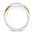 14k Two-tone Diamond Square Mens Ring RM5843-040-YWA