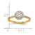14K Eternal Promise Lab Grown VS/SI FGH Dia Halo Complete Ring RM6687E-040-7CYLG