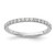 14K White Gold Lab Grown Diamond VS/SI FGH Band RM4322-033-7WLG