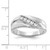14k White Gold Diamond Mens Ring RM5815-033-WA