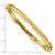 10k 3/16 Textured Hinged Bangle 10DB652