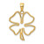 10k 4-Leaf Clover Pendant 10D4372