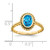 14k Oval Blue Topaz Ring RM7202-BT-Y