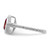 14k White Gold Cushion Garnet Ring RM7201-GA-W
