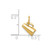 14K 3D Megaphone Charm A1241/L